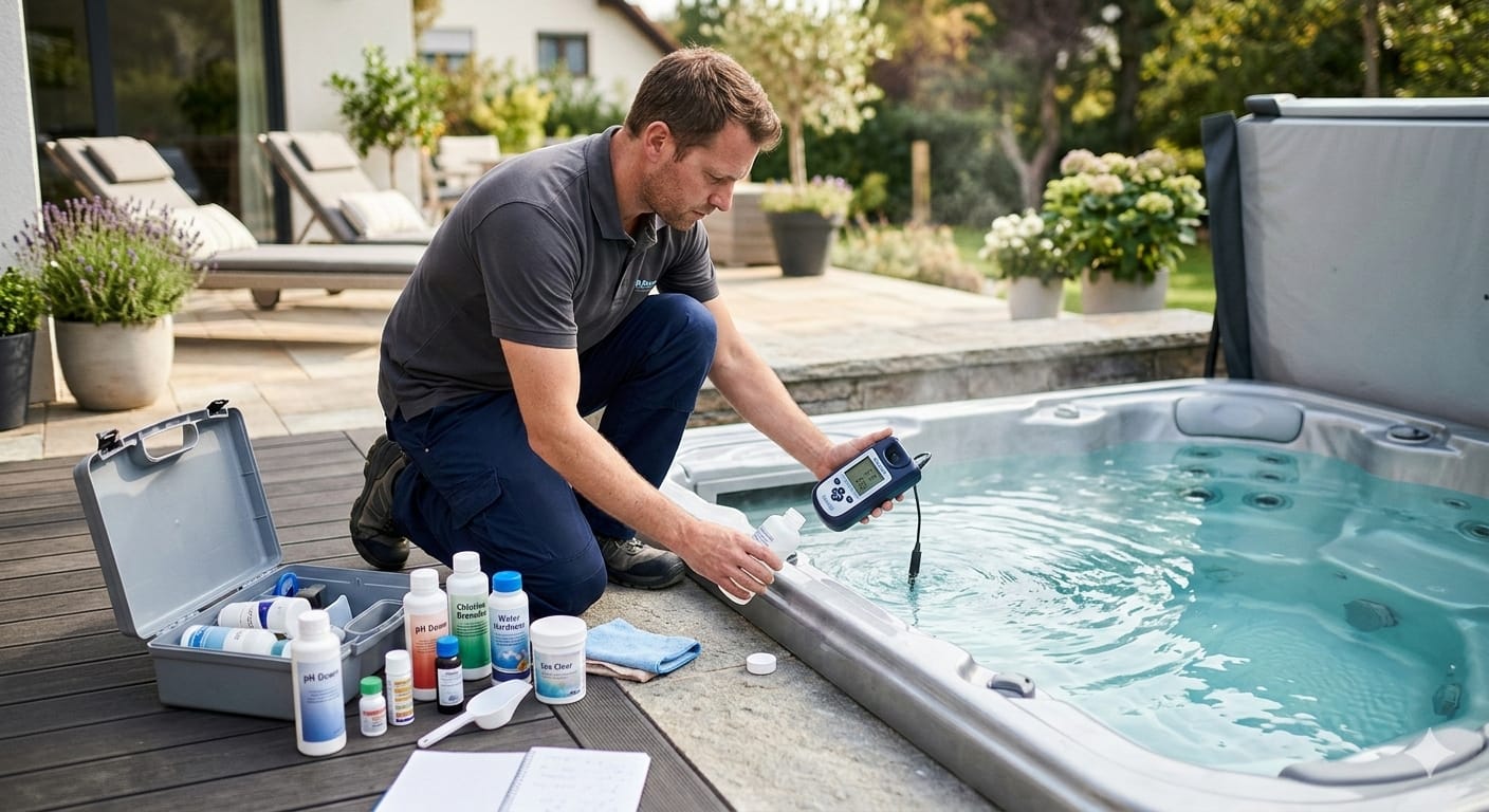 Technicien EdenSpa en intervention